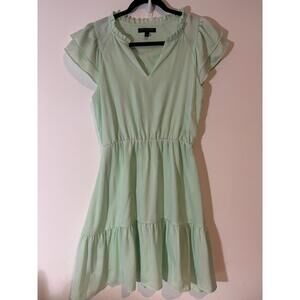 Banana Republic Women’s Small Mint Short Sleeve Mini Dress Casual Summer Easter